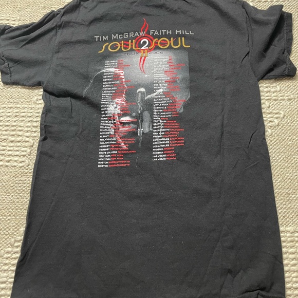 Tim McGraw Faith Hill Soul 2 Soul Concert T Shirt - Picture 10 of 11
